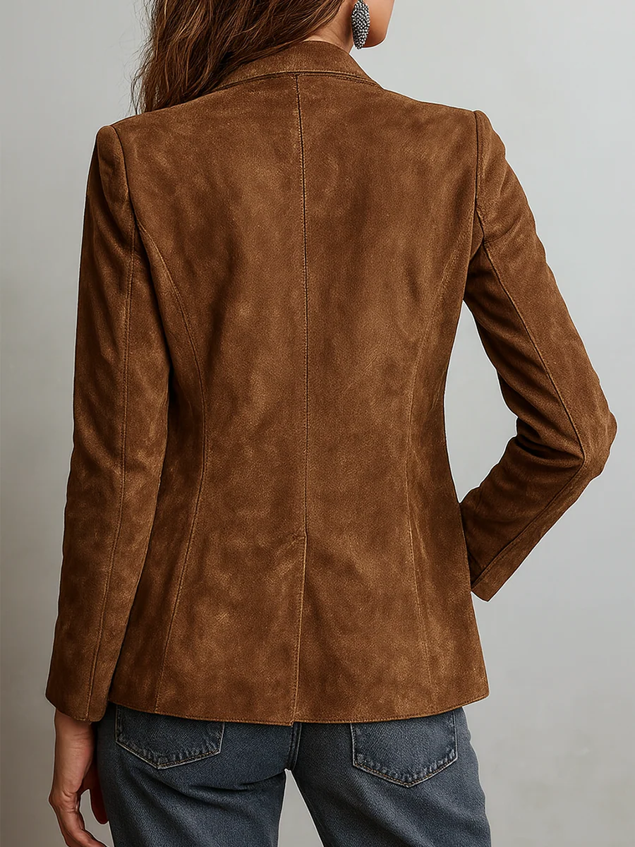 Adelgisa · Blazer marrón de inspiración vintage · Imagen 2