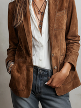 Adelgisa · Blazer marrón de inspiración vintage · Imagen 5