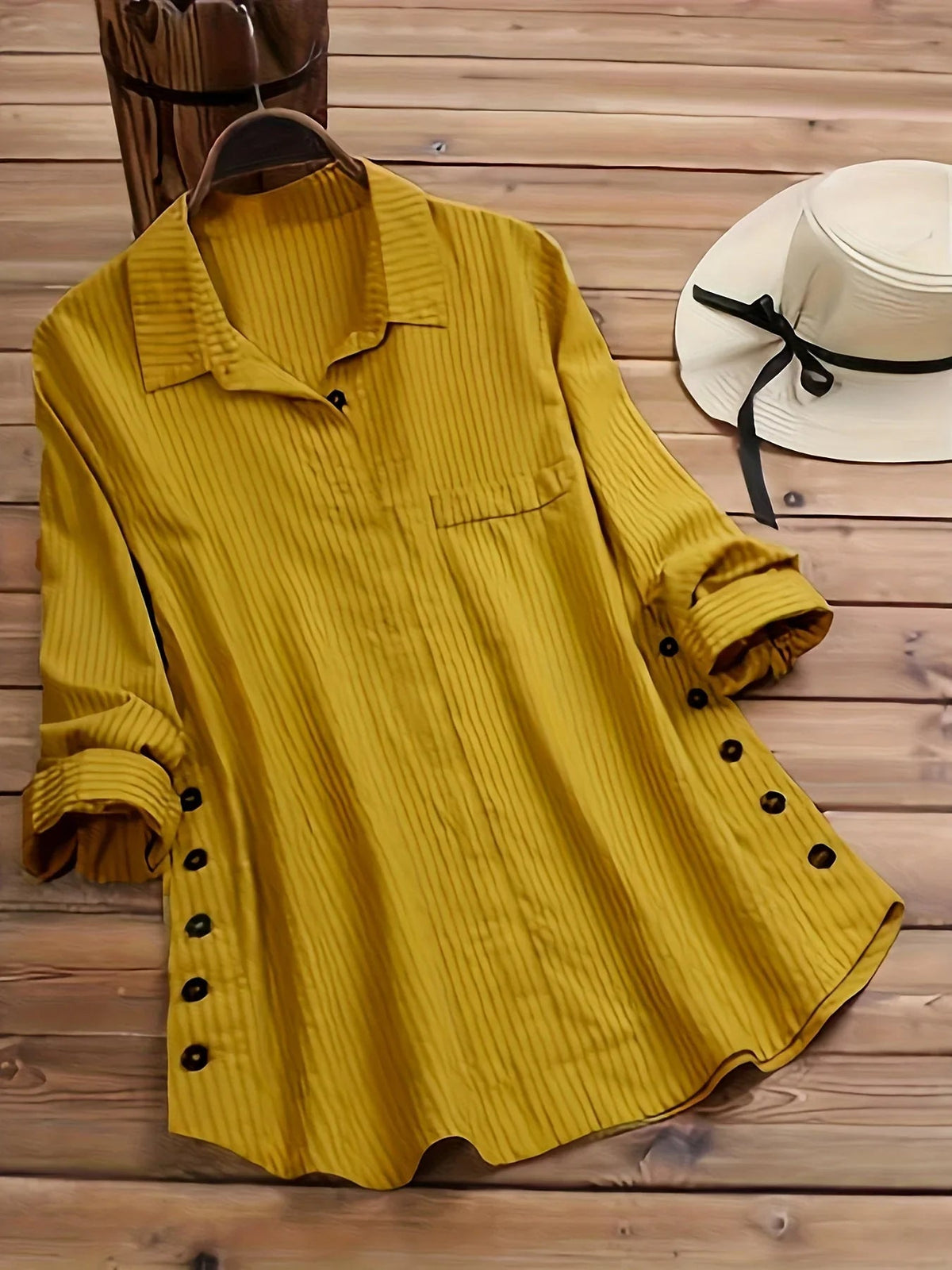 Paola · Blusa de acabado satinado · Imagen 2