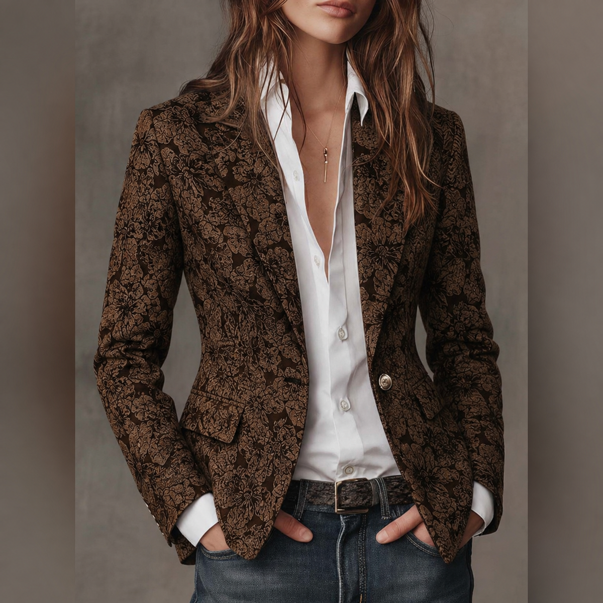 Isotta · Blazer con estampado paisley · Imagen 1