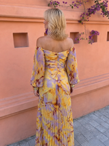 Mía · Vestido largo floral de escote pronunciado · Imagen 3