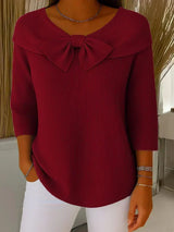 Trinidad · Jersey de cuello redondo con lazo · Imagen 4