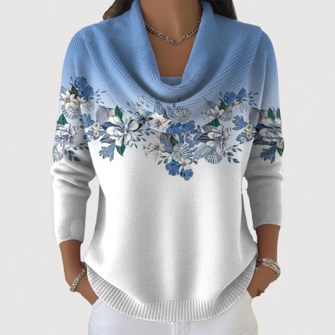Alba · Jersey floral de cuello alto · Imagen 3