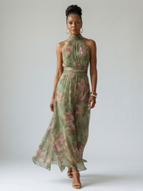 Naomi · Vestido largo de escote halter · Imagen 5