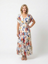Selena · Vestido midi floral de manga corta · Imagen 1