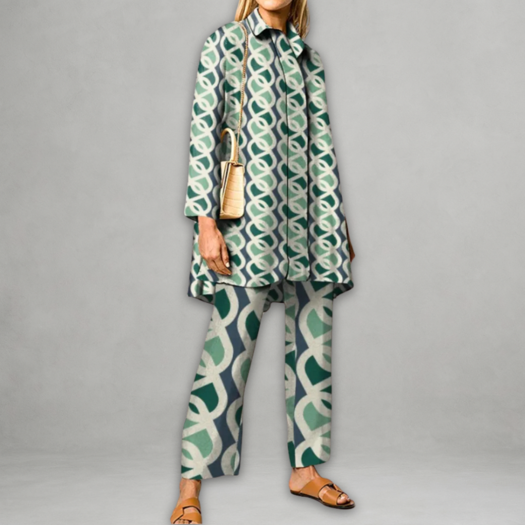 Chiara · Conjunto de estampado geométrico · Imagen 2