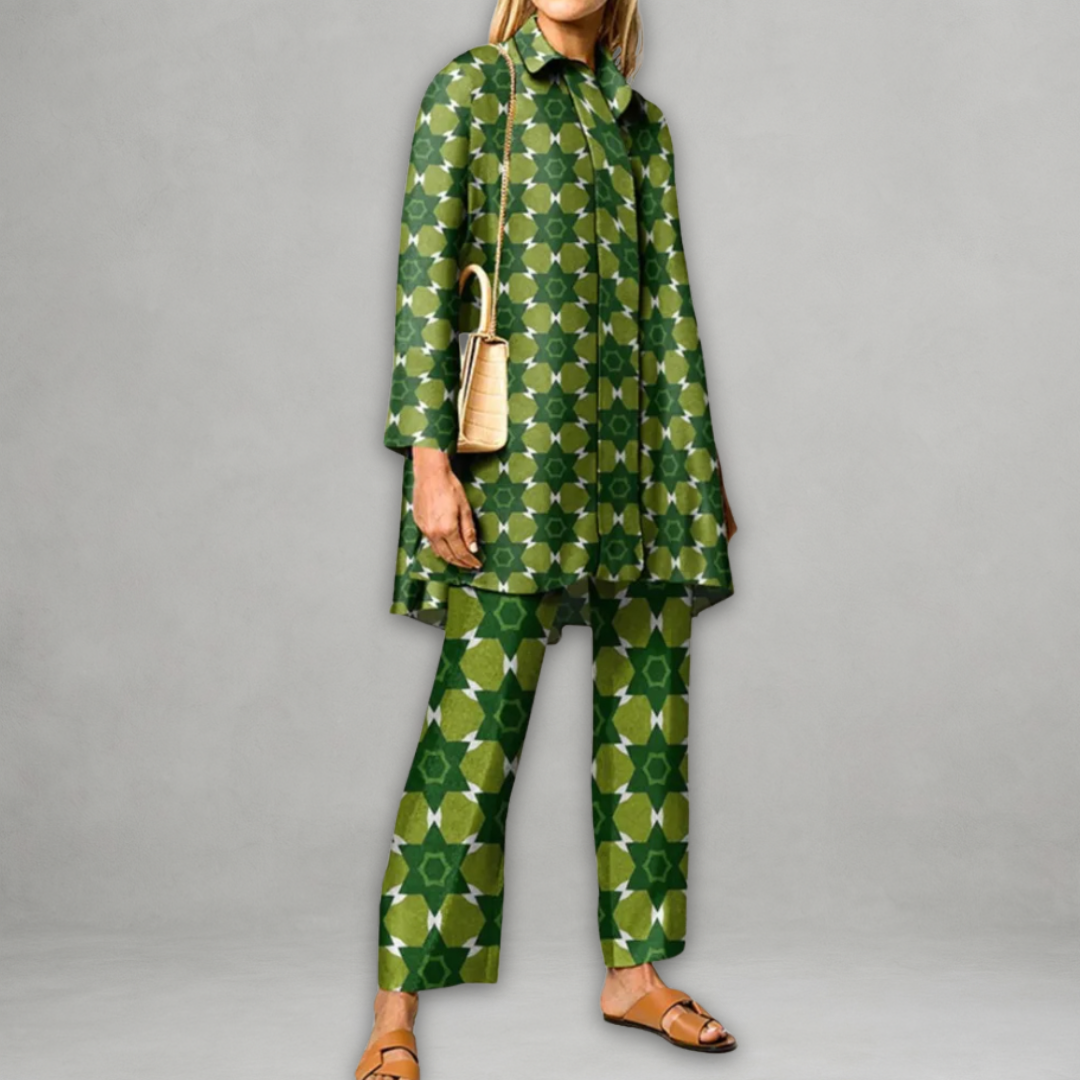 Chiara · Conjunto de estampado geométrico · Imagen 3