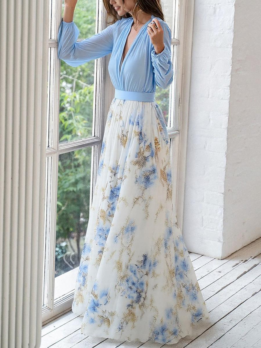 Tecla · Vestido largo floral ligero · Imagen 3