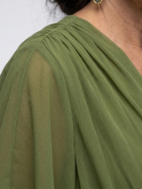 Jade · Vestido midi con cintura drapeada y lazo · Imagen 4