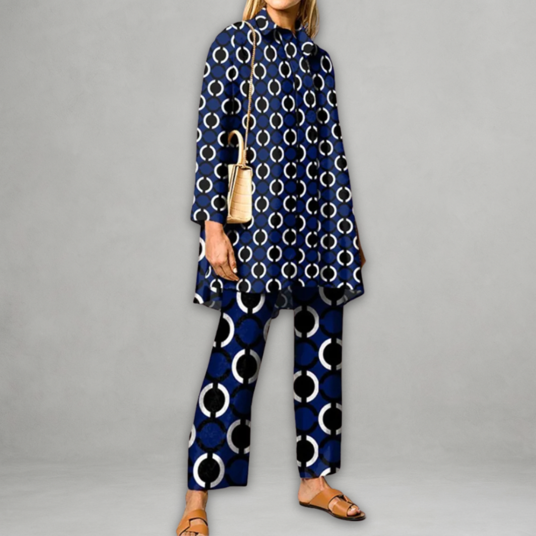 Chiara · Conjunto de estampado geométrico · Imagen 4