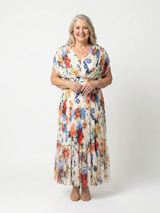 Selena · Vestido midi floral de manga corta · Imagen 4