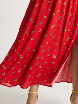 Yasmin · Vestido midi de escote cuadrado y manga abullonada · Imagen 3