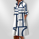 Nerina · Vestido de estampado geométrico · Imagen 2
