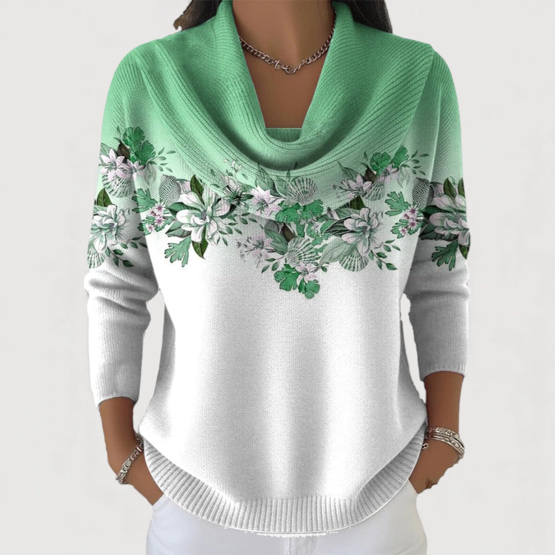 Alba · Jersey floral de cuello alto · Imagen 5