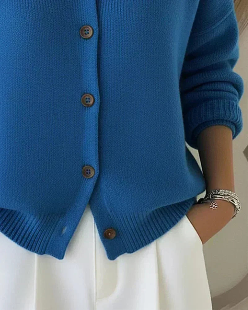 Vega · Cárdigan de punto con cuello camisero · Imagen 2