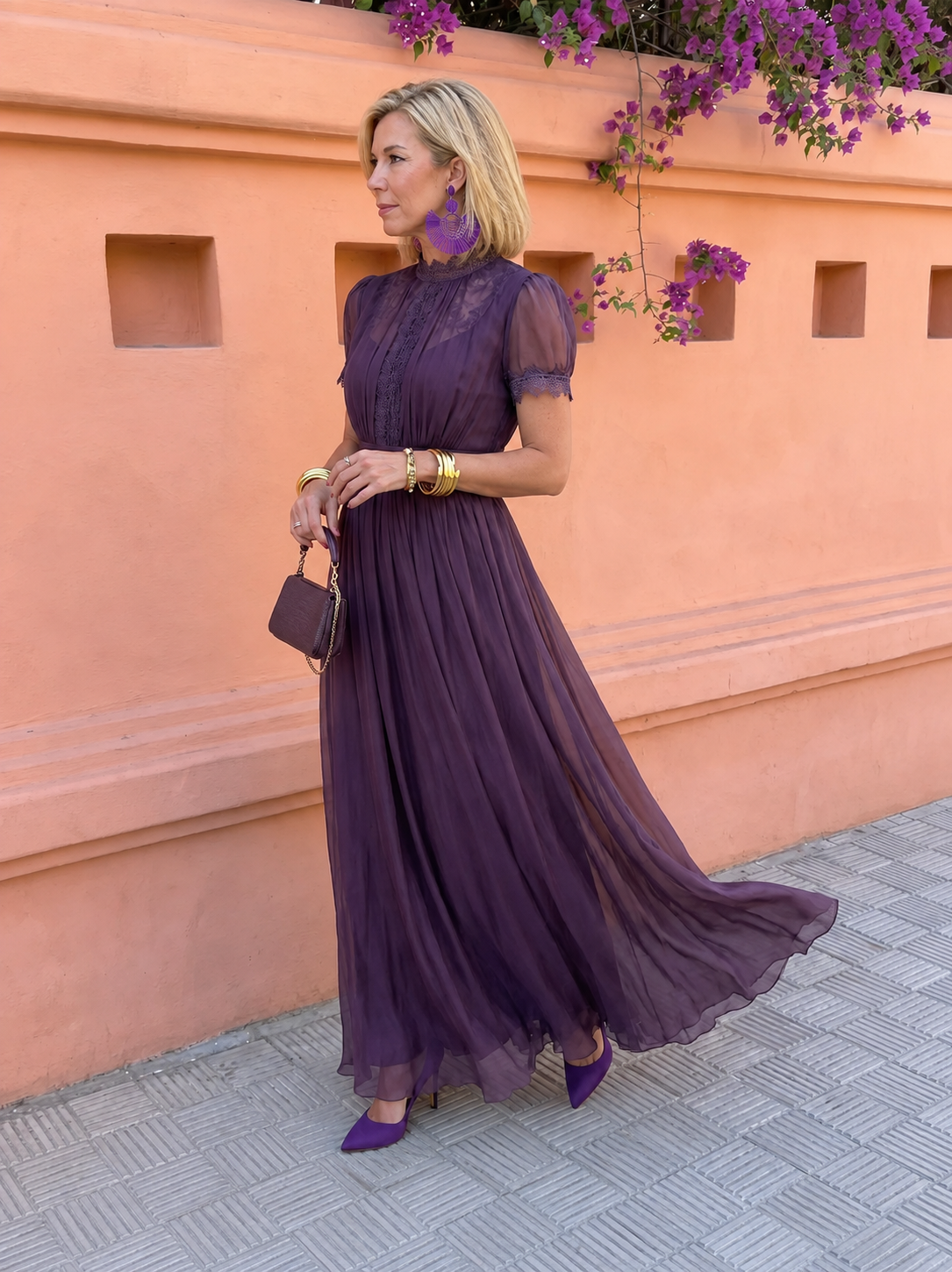 Alma · Vestido largo de líneas fluidas · Imagen 4