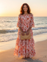 Rosalia · Vestido largo floral con hombros descubiertos · Imagen 6