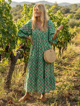 Fiora · Vestido midi floral con volantes · Imagen 5