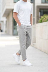 Evandro · Pantalón elástico de largo tobillero · Imagen 32