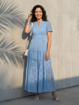 Ana · Vestido midi de manga corta y volantes · Imagen 7