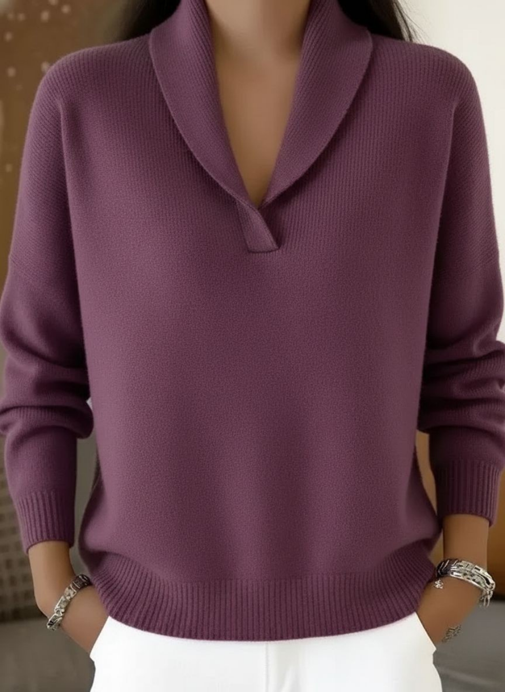 Encarna · Jersey de cuello en V · Imagen 5