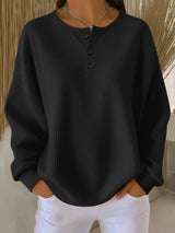 Milagros · Sudadera Henley de textura gofrada · Imagen 4