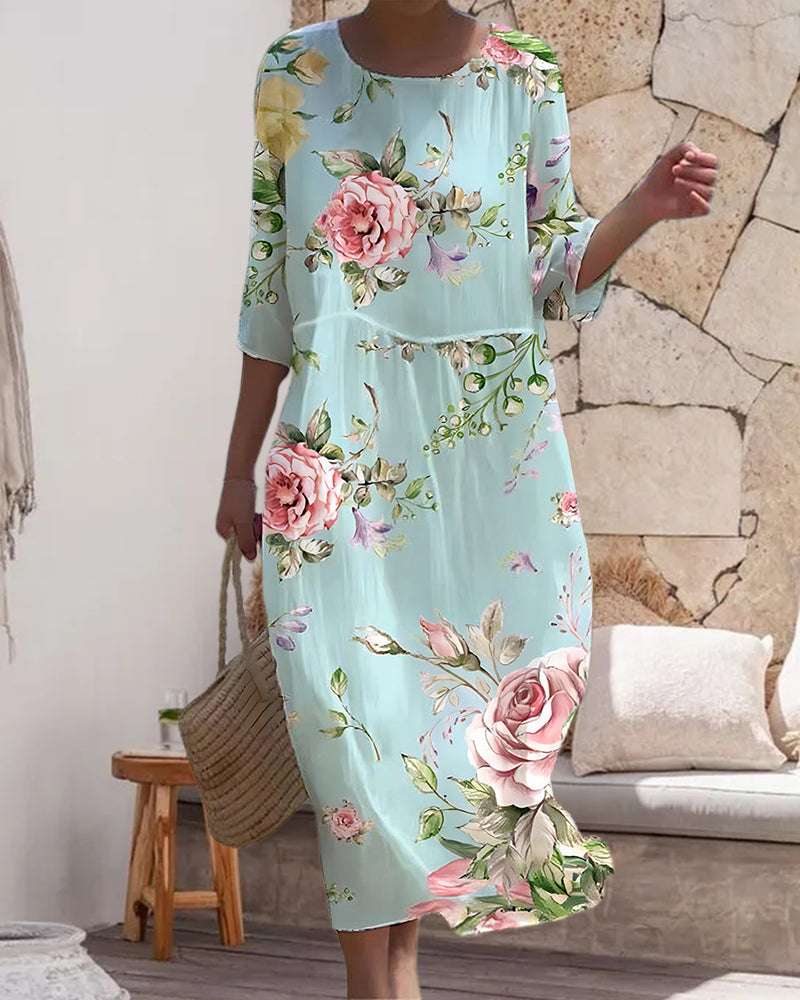 Fiorella · Vestido floral de corte relajado · Imagen 3