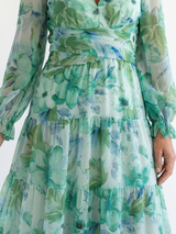 Olivia · Vestido largo floral de manga larga · Imagen 2