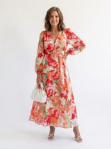 Olivia · Vestido largo floral de manga larga · Imagen 5