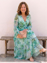 Olivia · Vestido largo floral de manga larga · Imagen 11