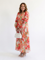 Olivia · Vestido largo floral de manga larga · Imagen 6