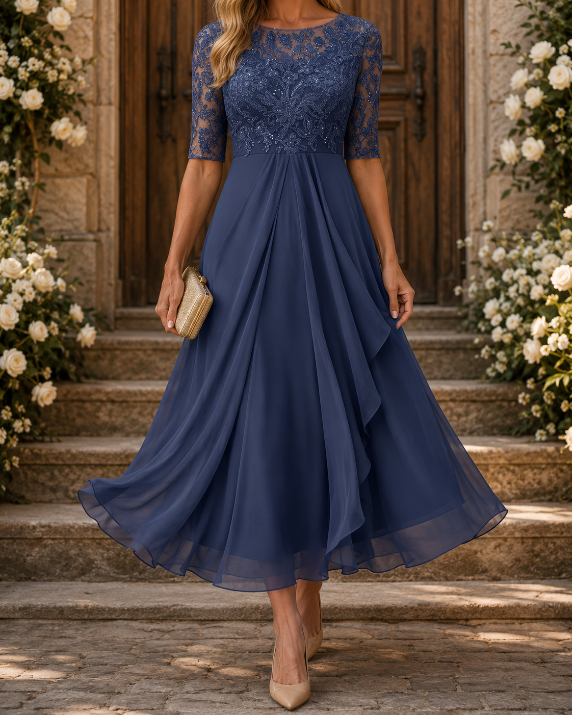 Daniela · Vestido midi de encaje · Imagen 5