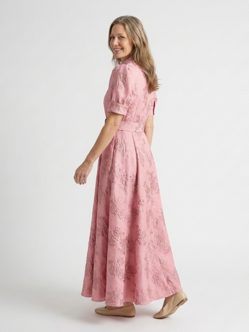 Kira · Vestido camisero largo con cinturón · Imagen 3