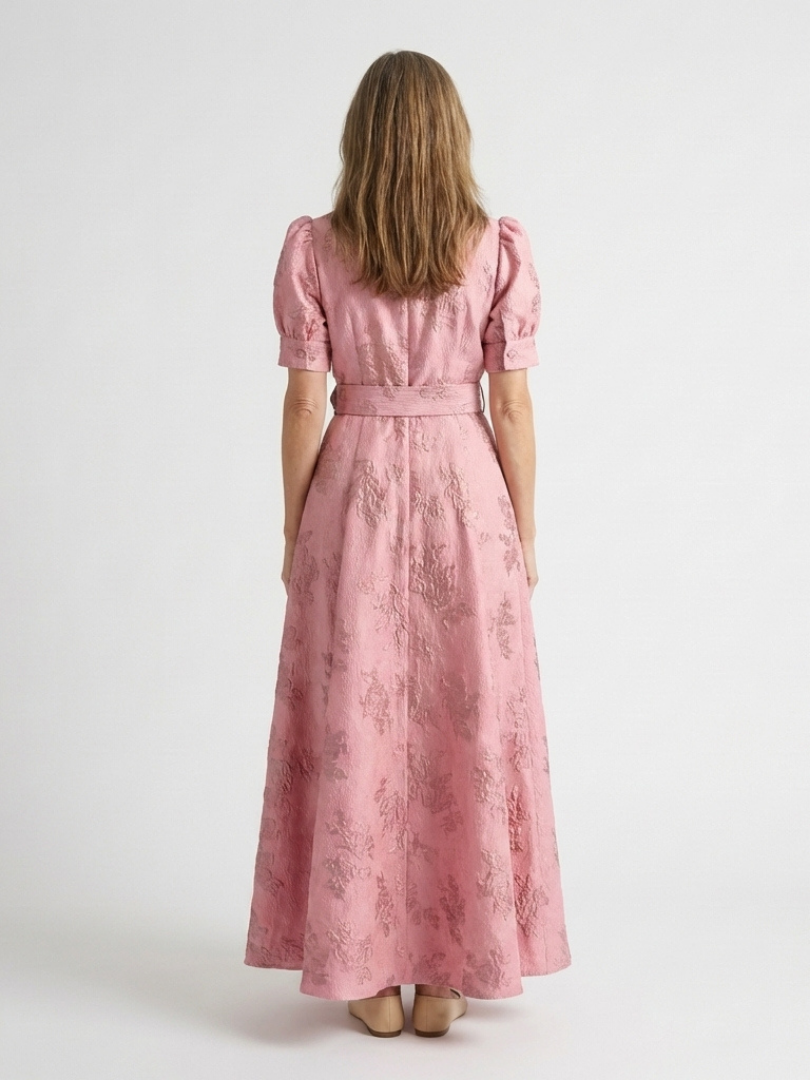 Kira · Vestido camisero largo con cinturón · Imagen 4