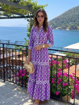 Martina · Vestido midi con estampado de cadenas · Imagen 7
