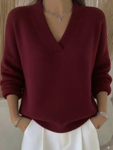 Violeta · Jersey suave de cuello en V · Imagen 2
