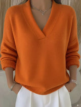 Violeta · Jersey suave de cuello en V · Imagen 5