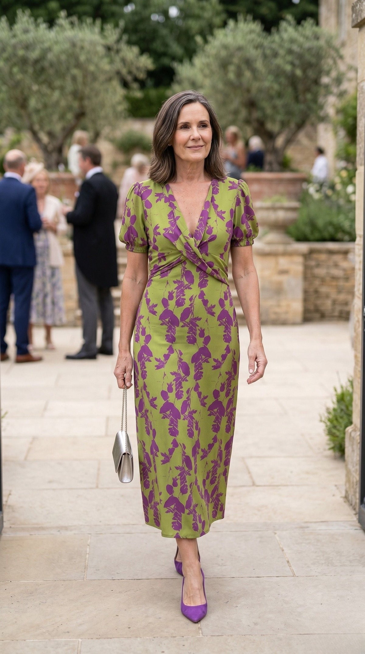 Ludovica · Vestido floral de caída fluida · Imagen 3