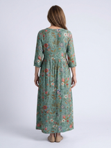 Marina · Vestido largo floral de manga francesa · Imagen 3