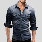 Marino · Camisa vaquera de manga larga · Imagen 3