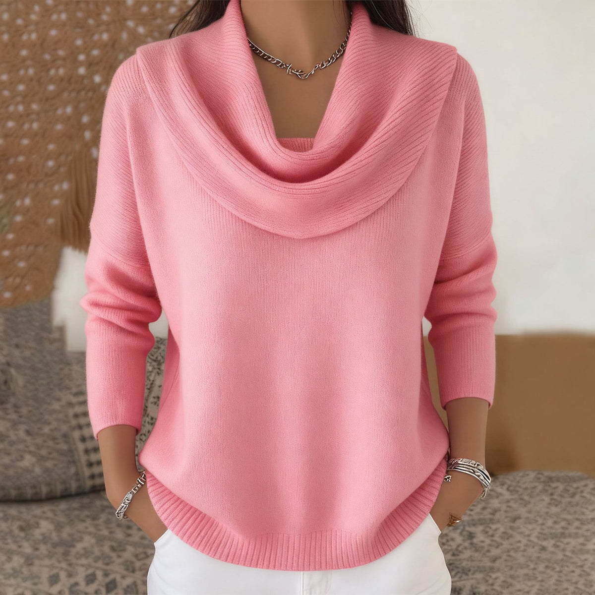 Julia · Jersey de cuello drapeado · Imagen 2