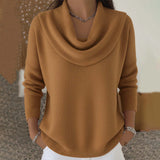 Julia · Jersey de cuello drapeado · Imagen 4