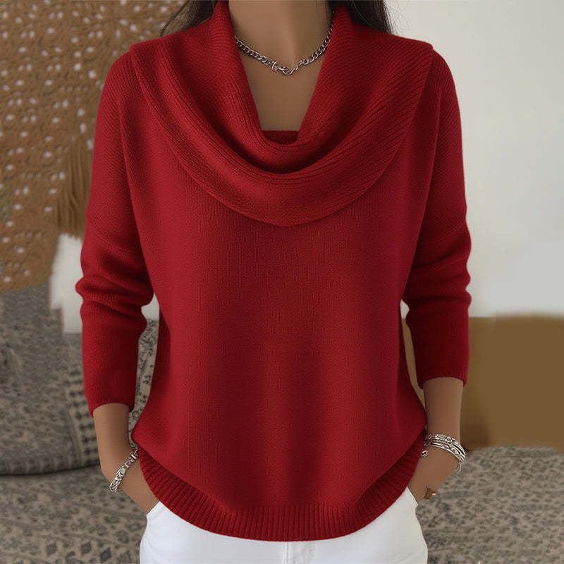 Julia · Jersey de cuello drapeado · Imagen 1