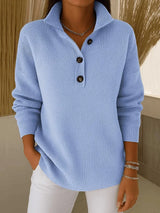 Amparo · Jersey tipo polo con escote en V · Imagen 1
