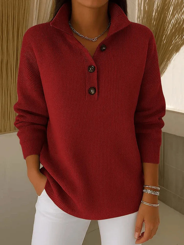 Amparo · Jersey tipo polo con escote en V · Imagen 3