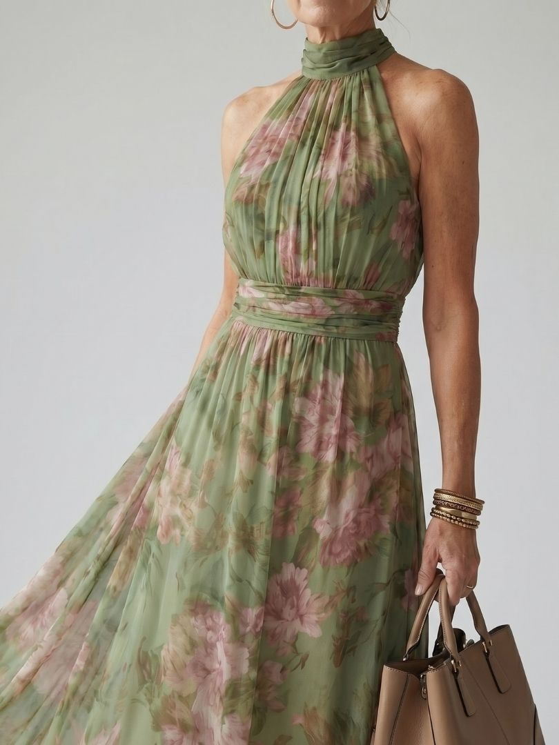 Naomi · Vestido largo de escote halter · Imagen 2