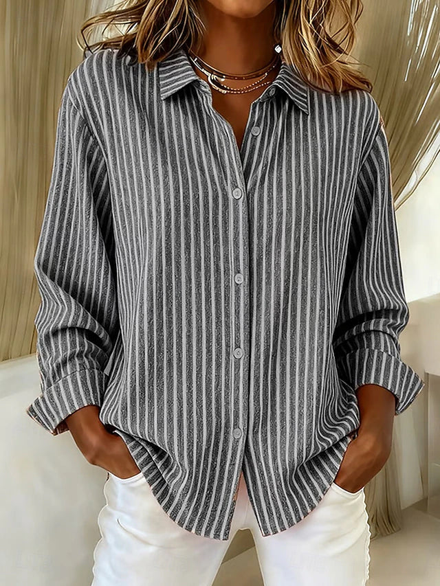 Jimena · Camisa de rayas con botones · Imagen 4