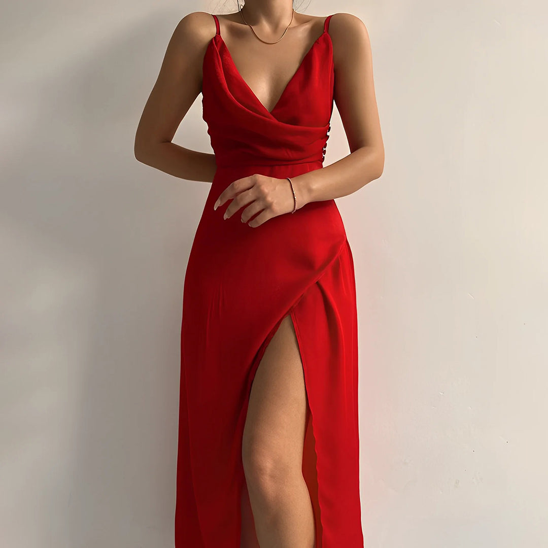 Tecla · Vestido midi de líneas suaves · Imagen 5