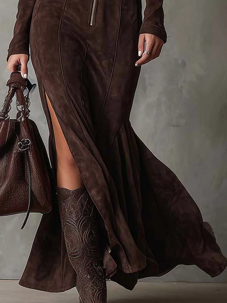 Costanza · Vestido efecto ante · Imagen 4