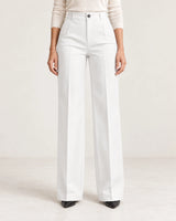 Alessia · Pantalón de vestir de tiro alto · Blanco